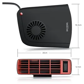 Brandson Heizlüfter 1400 W rot/schwarz