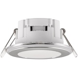 Trio Leuchten LED Einbauleuchte Argus 653610106, Kunststoff Chrom, inkl. 4 Watt RBG LED mit Farbwechsel, Fernbedienung, Dimmbar