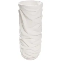 Gilde Übertopf CRUSH Übertopf XXL - creme - Magnesia - Höhe 90cm - Indoor Topf (1x Übertopf XXL, Übertopf - Blumengefäß), Blumenkübel - Blumentopf - Pflanztopf - Pflanzkübel