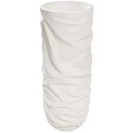 Gilde Übertopf CRUSH Übertopf XXL - creme - Magnesia - Höhe 90cm - Indoor Topf (1x Übertopf XXL, Übertopf - Blumengefäß), Blumenkübel - Blumentopf - Pflanztopf - Pflanzkübel