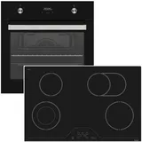 Vestel h|tech Backofen-Set + Glaskeramikkochfeld