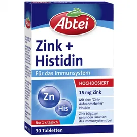 Abtei Zink+Histidin Tabletten titandioxidfrei