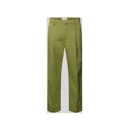 ARMEDANGELS TAAMIR PLEATED Regular Fit Chinohose Grün 32