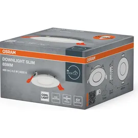 Osram Downlight Slim 85mm 4.5W 4000K LED-Deckenleuchte 4.50 W Weiß