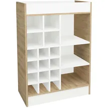VCM Mid.you Weinschrank Maße ca. H. 100 x B. 70 x T. 38 cm Küchenregal Regal Weinregal - Esilo
