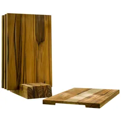 OFYR Servierbretter 4er-Set, Teakholz