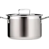 Le Creuset 3-ply Fleischtopf 24 cm silber