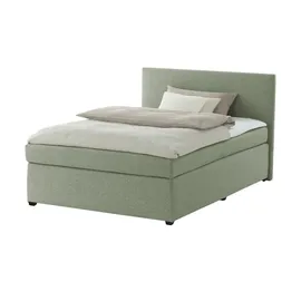 deinbett Boxspringbett ¦ grün ¦ Maße (cm): B: 127 H: 104