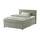 deinbett Boxspringbett ¦ grün ¦ Maße (cm): B: 127 H: 104