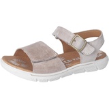 RICOSTA Sandale »Samira WMS: Mittel«, Sommerschuh, Klettschuh, Sandalette, mit Klettverschluss, Gr. 34, tundra, - 24472019-34