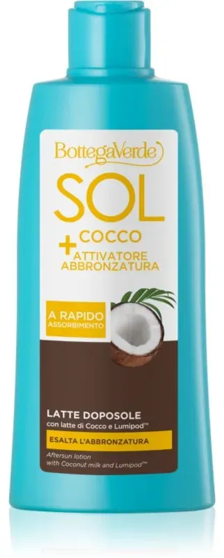 Bottega Verde Sol Cocco feuchtigkeitsspendende Bodylotion zur Unterstützung der Bräune 200 ml