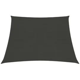 vidaXL Sonnensegel 160 g/m2 Anthrazit 3/4x2 m HDPE