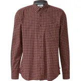 s.Oliver Regular Fit: Elastisches Button-Down-Hemd mit Karomuster - rot|mehrfarbig - XXL