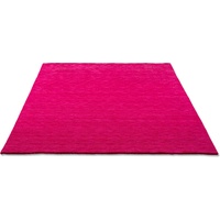 Wollteppich Karchau, Home affaire, rechteckig, Höhe: 13 mm, Handweb Teppich, meliert, reine Wolle, handgewebt, brilliante Farben rosa 140 cm x 200 cm x 13 mm