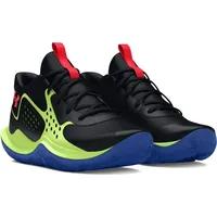 Under Armour Jet '23 Basketballschuhe Kinder 005 black/morph green/beta 38.5