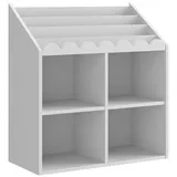 OEM Bücherregal 71 x 76 x 33 cm Weiß