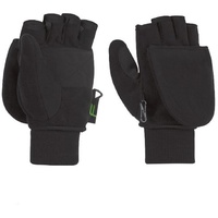 F-Lite Head Accessoires Mittens Flap Gloves Handschuhe, Schwarz, S