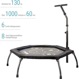 Hammer Cross Jump 98 cm inkl. Haltegriff schwarz/blau