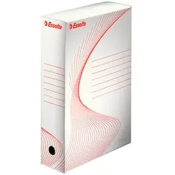 25 Esselte Archivboxen weiß 8,0 x 25,0 x 35,2 cm
