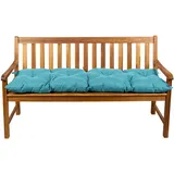 Gutekissen® Bankauflage Stuhlkissen Hollywoodschaukel Garten LS (150x60, Himmelblau)