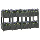 vidaXL Hochbeet Polypropylen 160 x 40 x 71 cm