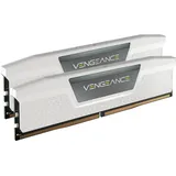 Corsair Vengeance RGB weiß DIMM Kit 32GB, DDR5-5600, CL40-40-40-77, on-die ECC (CMH32GX5M2B5600C40W)