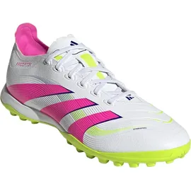 adidas Predator League TF Herren Cloud White/Lucid Pink/Lucid Lemon 44