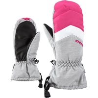 Ziener LETTERO Ski-Fäustling/Wintersport | wasserdicht atmungsaktiv, light melange, 3,5