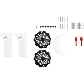 Schellenberg Aufsatzrollladen-Set für Fenster, 80 x 100 cm, weiß/grau