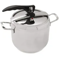 ROYAL NORFOLK Schnellkochtopf 5,0 l Edelstahl schwarz/weiß