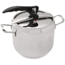 ROYAL NORFOLK Schnellkochtopf 5,0 l Edelstahl schwarz/weiß