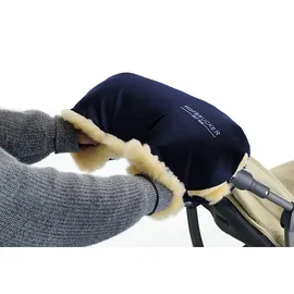 Hofbrucker Kinderwagen-Muff in Dunkelblau - (L)55 x (B)24 cm