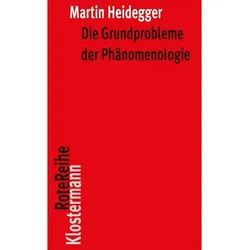 Die Grundprobleme Der Phänomenologie - Martin Heidegger  Kartoniert (TB)