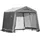 ShelterLogic Weidezelt 9 m2 Grau