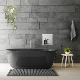 luxebath Duschnische Edelstahl 30 x 30 x 10 cm