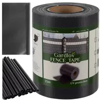 gardlov Zaunblende 19 x 350 cm grau PVC 1 St.