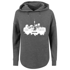 F4NT4STIC Kapuzenpullover Cities Collection - Berlin Skyline Grau XL