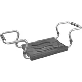 6x MSV, Badewannensitz + Duschhocker, Siège De Baignoire Gris Anthracite (120 kg)