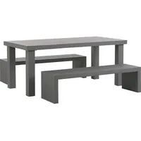 Beliani Taranto Gartentisch 180 x 90 x 76 cm