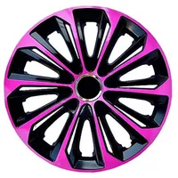 NRM Radkappe Extra Strong, 16 in Zoll, (1-St) 16'' Radkappe 1St. rosa|schwarz