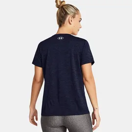 Under Armour Tech SSV- Twist Kurzarm-t-shirt - Midnight Navy / White - M