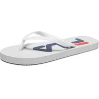 Fila Troy men Herren Slipper, Weiß (White), 43 EU