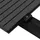 vidaXL Terrassendiele 14 x 400 cm schwarz