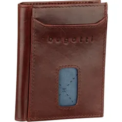 Bugatti Geldbörse Secure Slim Mini Wallet Special 1480R Portemonnaies   Braun Herren 