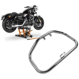 ConStands Motorradheber Set: Motorrad Hebebühne # Mid-lift L Motorradheber für Chopper bis 680