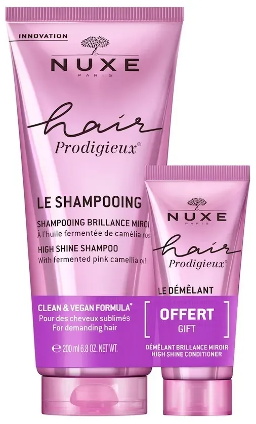 NUXE Hair Prodigieux® Glanz-Shampoo und Hair Prodigieux® Glanz-Conditioner Haarpflegesets  