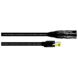 Cordial 15545 RJ45 Patchkabel CAT 5e S/UTP 0.50 m Schwarz PUR-Mantel 1 St.