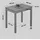 Krok Wood Tomas 75 x 50 x 75 cm naturbelassen