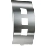 CMD Außenwandleuchte Edelstahl 35,0 cm mit Bewegungsmelder silber
