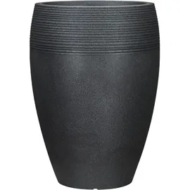 Scheurich Lineo High 283 Ø 64 x 47 cm schwarz-granit